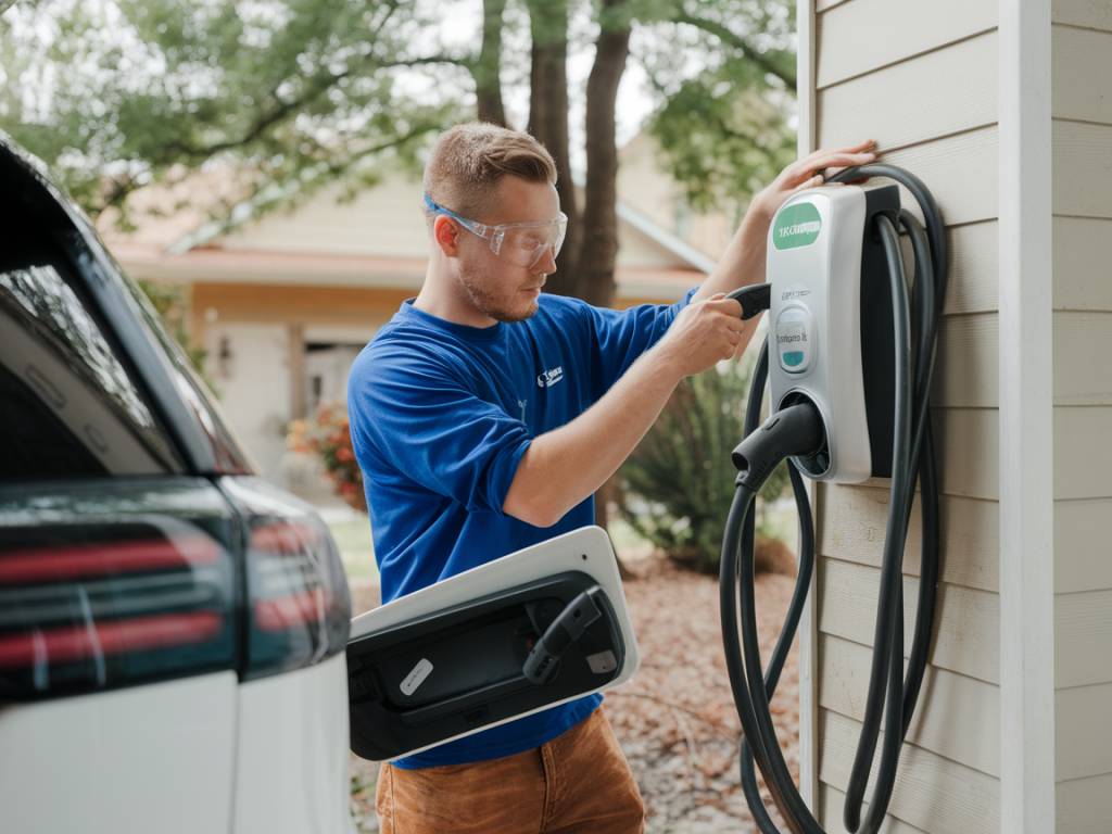 comment installer une borne de recharge à domicile